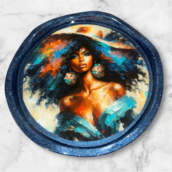 NORE’S NOVELTIES Set of 2 Handcrafted Ashtray-styled Coasters “STEADY MOVES” - Picture 1 of 3